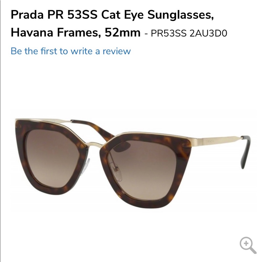 Prada cat eye sunglasses